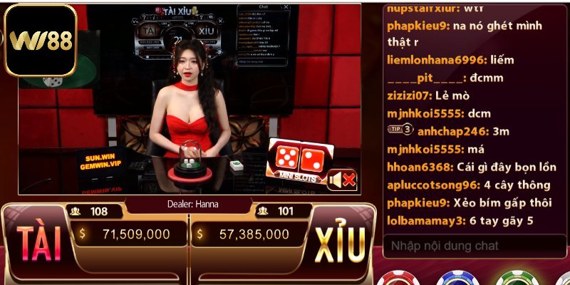 Chơi Tài Xỉu Wi88 rút tiền trong tích tắc