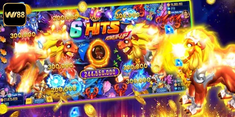 Đa dạng vũ khí bắn cá King