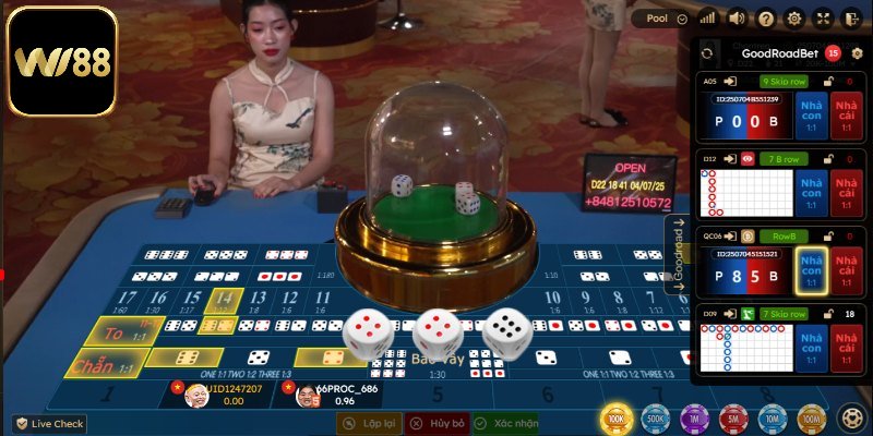 Điểm qua các cửa cược trong game sicbo