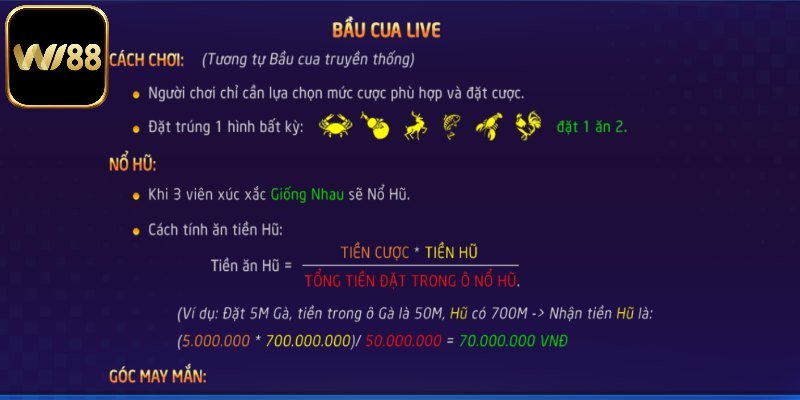 Hướng dẫn cách chơi game bầu cua bản online