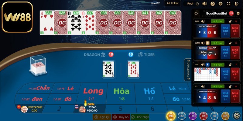 Tổng quan về sảnh cược Rồng Hổ